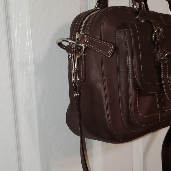 Coach Ladies Leather Handbag - Picture 6 of 16